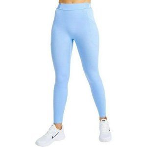 AYBL  Leggings Motion Seamless Blue Women's Size Small Made in United Kingdom